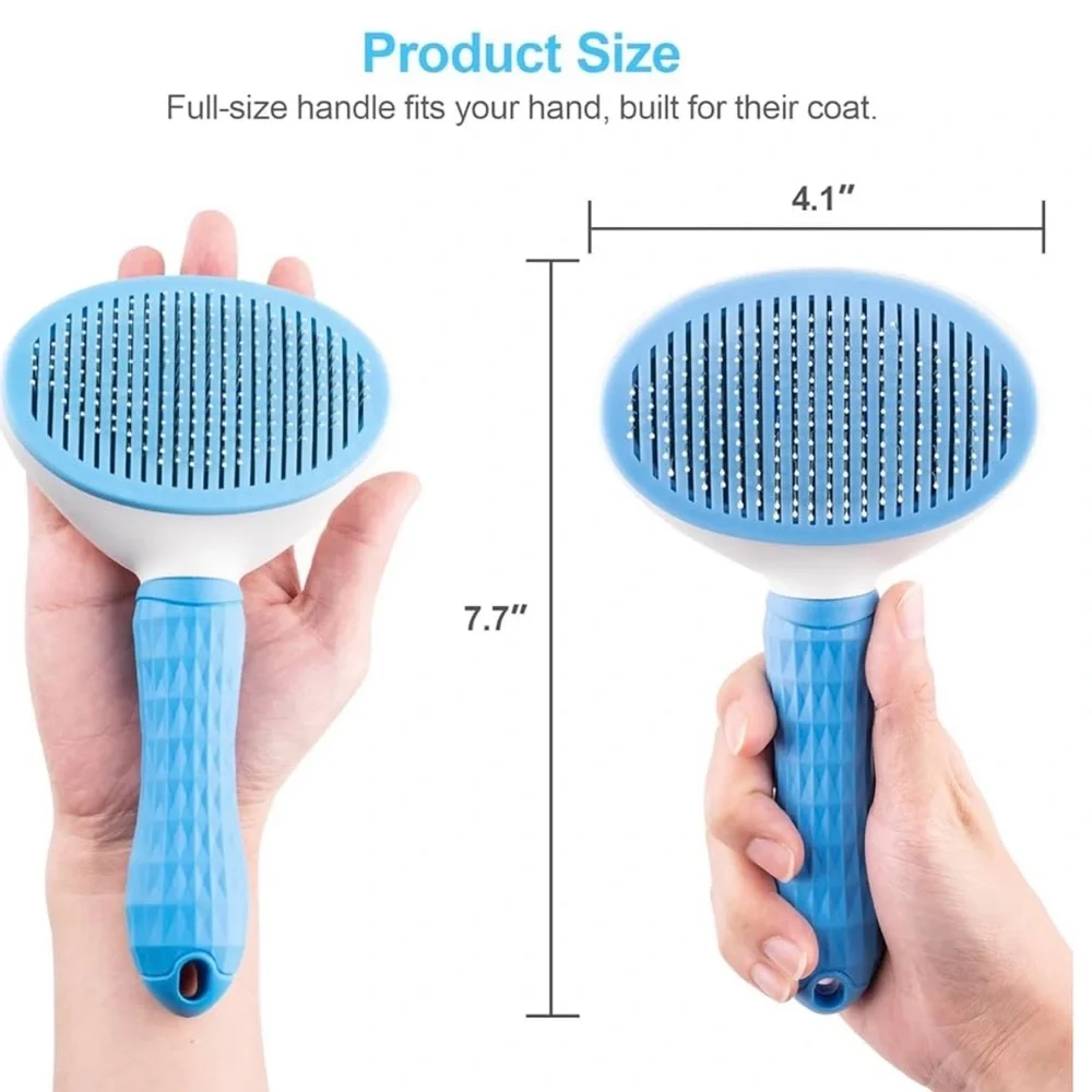 Blue Cat Grooming Brush